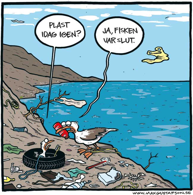 Om plast i haven. Av Max Gustafson.